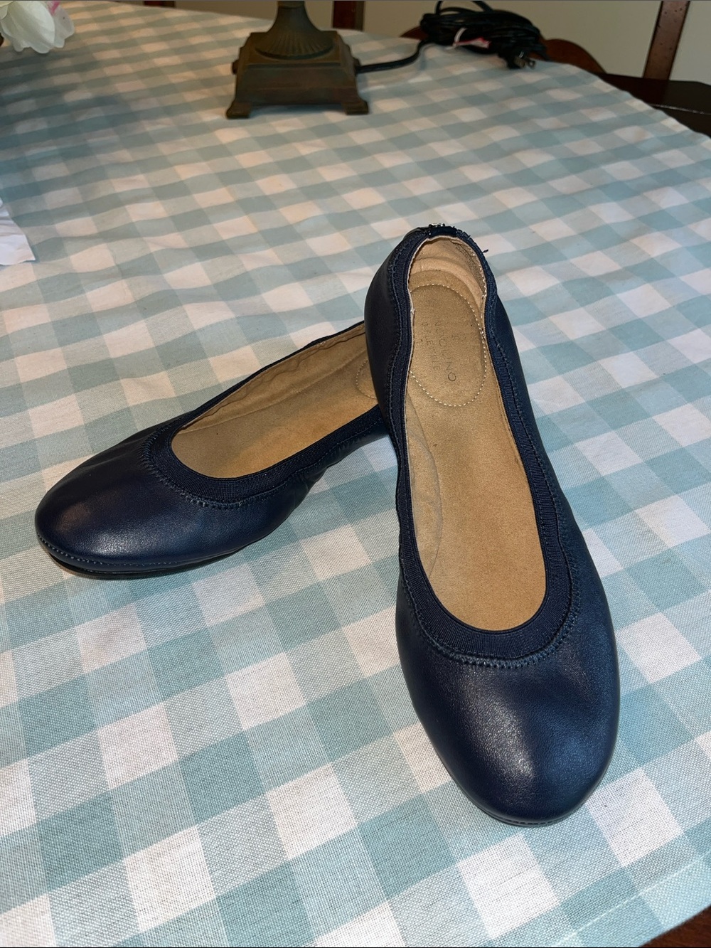 Bandolino Navy Women's Ballet Flats - Classic Comfortable Slip-Ons - 8.5M